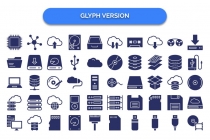 500 Data Storage & Server Vector Icons Pack Screenshot 6