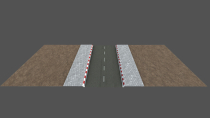 Simple Road Model Low-poly 3D model Screenshot 5