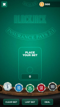Blackjack 21 - Unity Project Screenshot 3