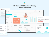 Flexy NextJs Admin Dashboard Template Screenshot 1