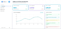 Nebula System Dashboard UI Template Screenshot 1