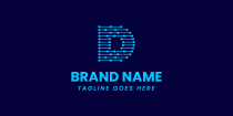 D Letter Tech Industry Logo Screenshot 1